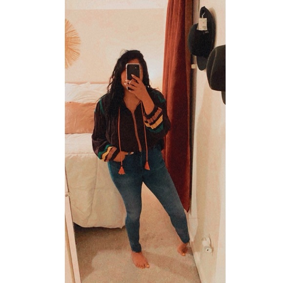 Urban Outfitters • Rainbow • Boho • Peasant Sleeve - Picture 1 of 11